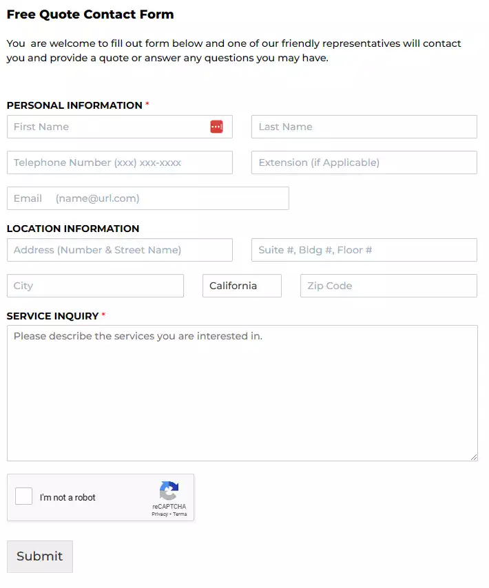 Contact Form - landscape architecture | landscapers near me